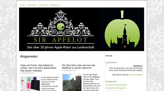 Sir Apfelots Blogparaden