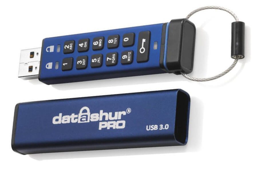 iStorage datashure pro: USB-Stick mit Hardwareverschlüsselung und USB 3.0 Geschwindigkeit