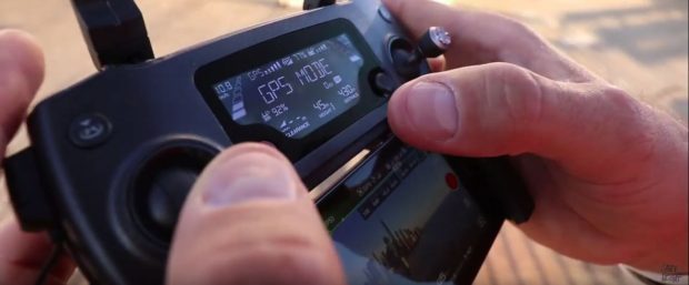 dji mavic pro bedieneinheit steuerung fernbedienung display anzeige gps geschwindigkeit youtube casey neistat