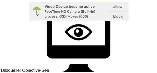 Oversight informiert euch, wenn ein Programm auf die Webcam oder das Mikrofon des Mac zugreifen will. Hier findet ihr Infos zur gratis App für Mac, iMac, MacBook und Co.