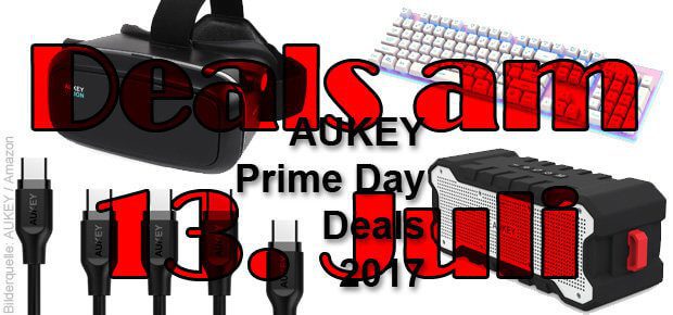 am 13. Juli 2017, gibt es von AUKEY noch Angebote und Rabatte bei Amazon