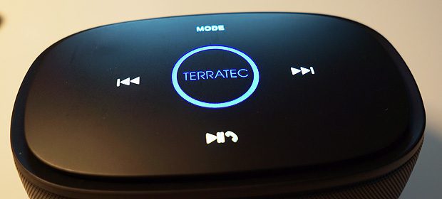 Oberseite des TerraTec Concert BT Mobile Boost