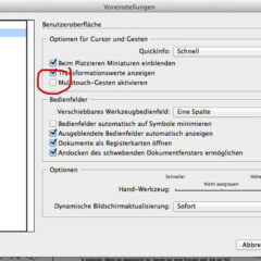 Indesign Multitouch