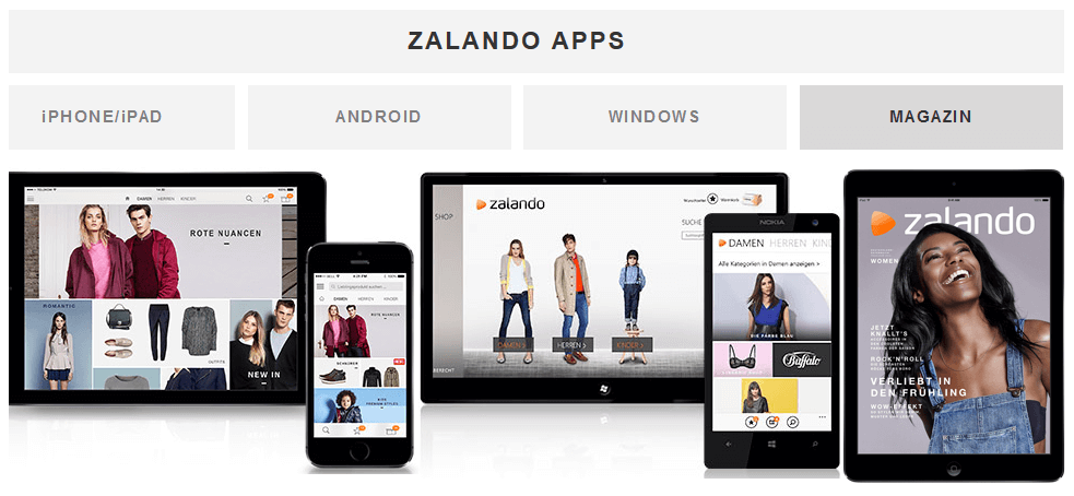 Aplikacje Zalando