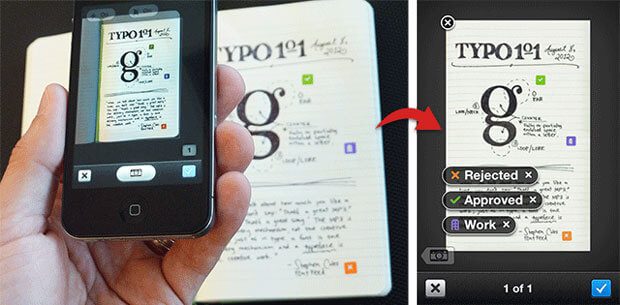 Evernote Seitenkamera