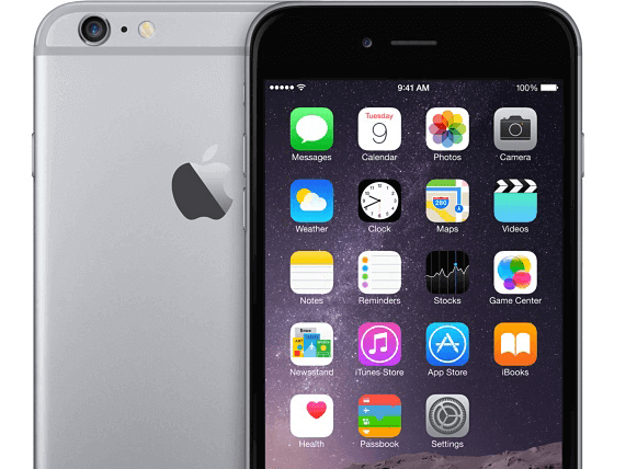 iPhone 6 plus in space gray