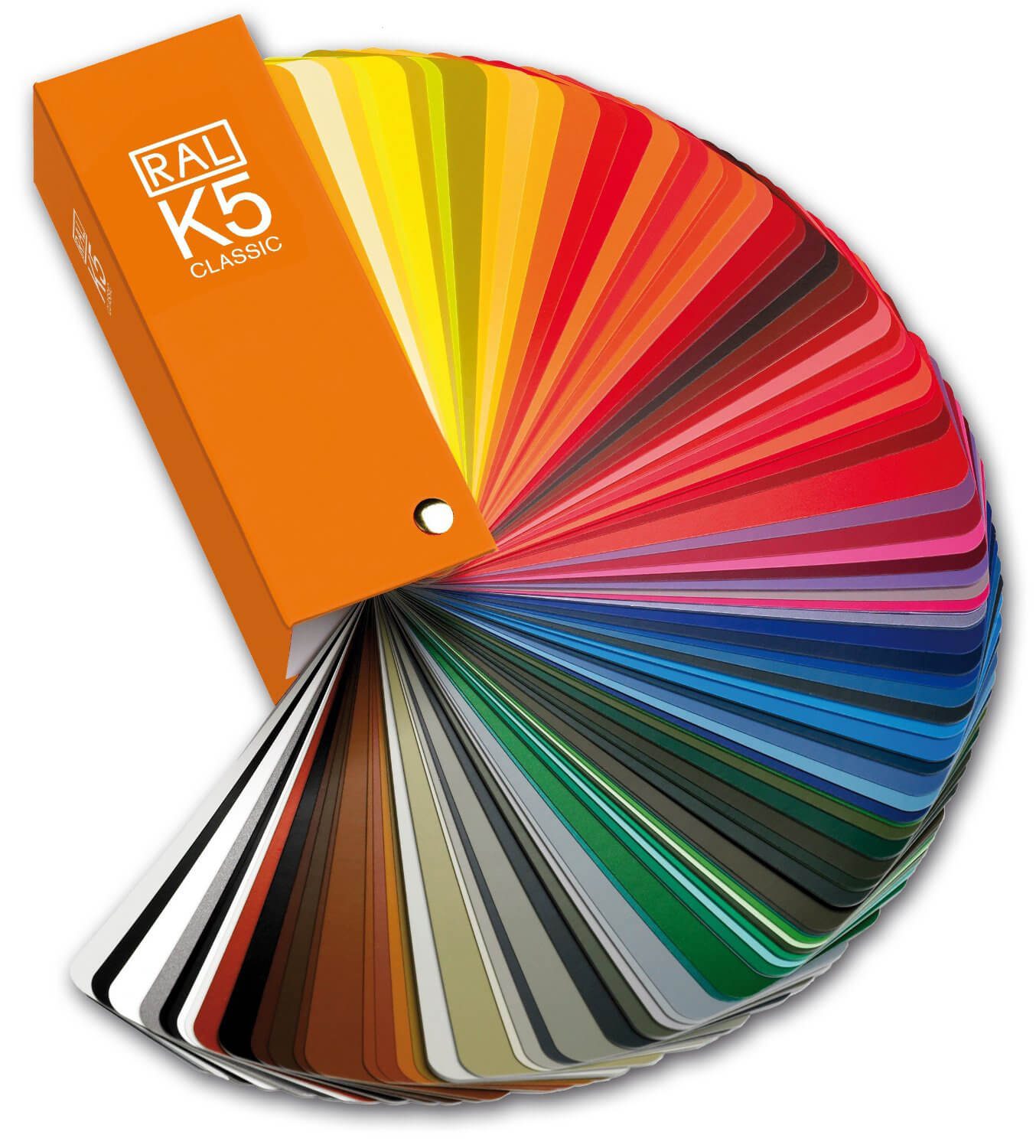 Zdjęcie błyszczącego wentylatora w kolorze RAL K5