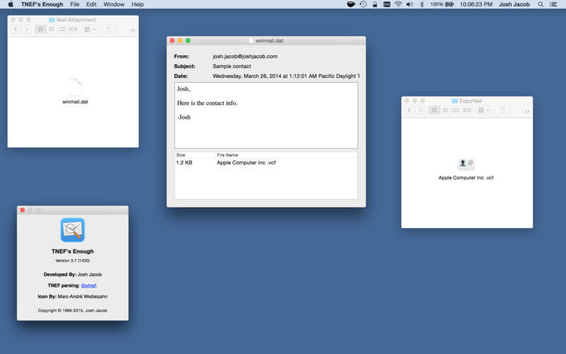 winmail.dat Dateien am Mac öffnen und anzeigen