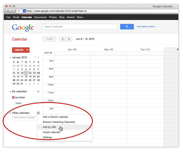 Google Kalender Integration