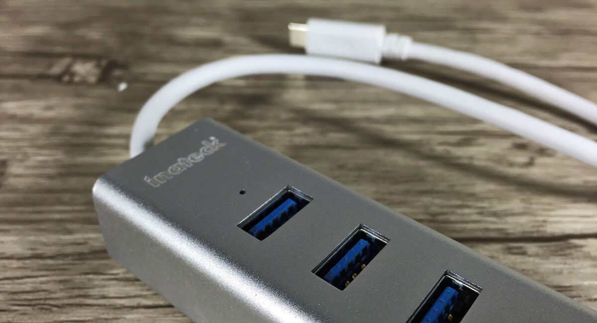 Test Inateck HB4103C USBC Hub mit 3x USB 3.0 Ports und Netzwerk