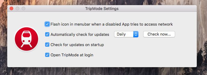In the TripMode settings you can choose, among other things, that TripMode should always start with the system.