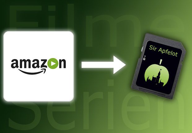 Amazon Video Inhalte auf Speicherkarte