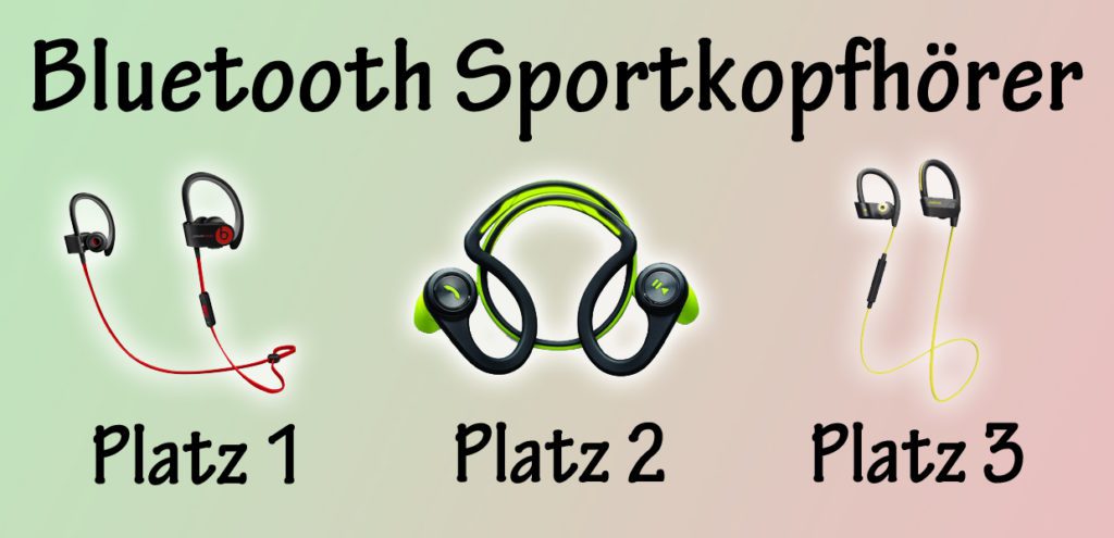 Kabellose Sportkopfhörer mit Bluetooth