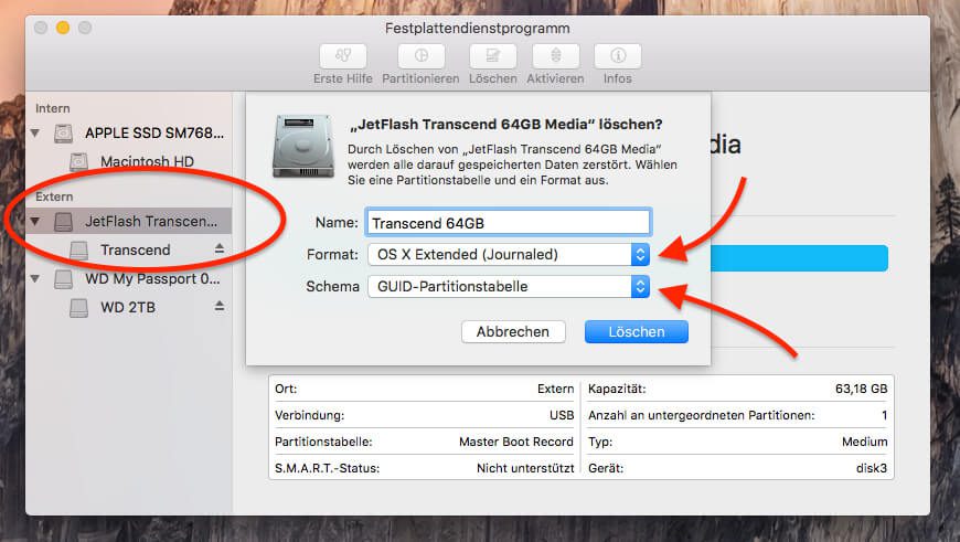 Amerika kærtegn Ubestemt USB Stick bootfähig machen: OS X von einem USB Stick starten - so geht's