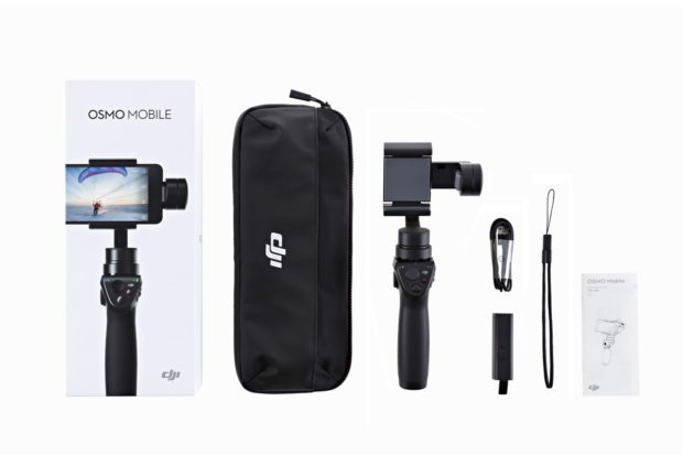 Included in delivery of the DJI Osmo Mobile Gimbal