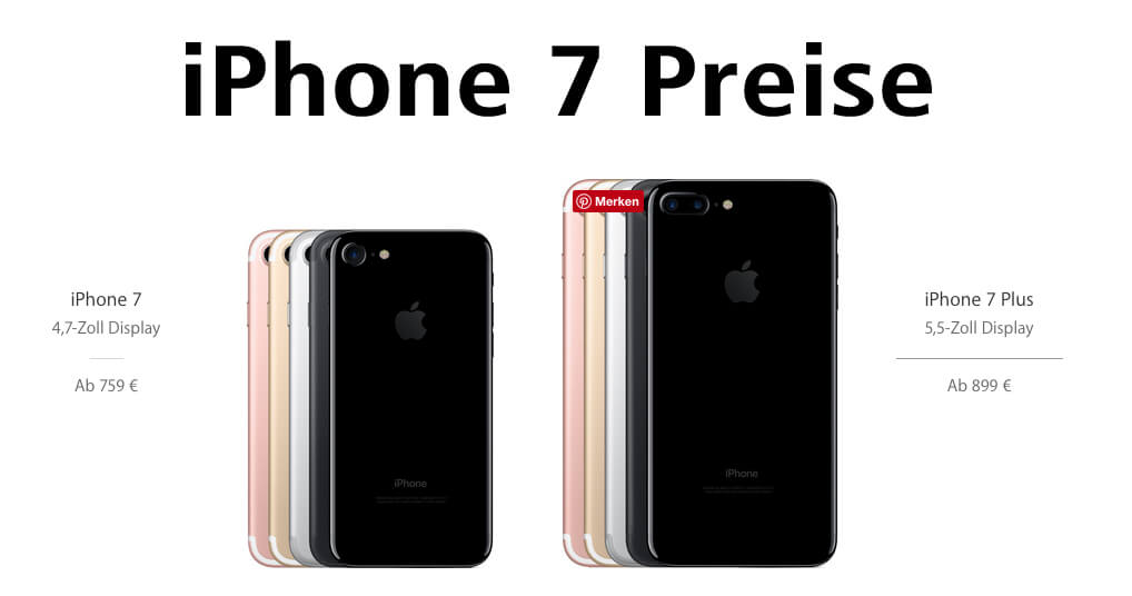 iPhone 7 prices - that's how much the Apple smartphone costs in Germany
