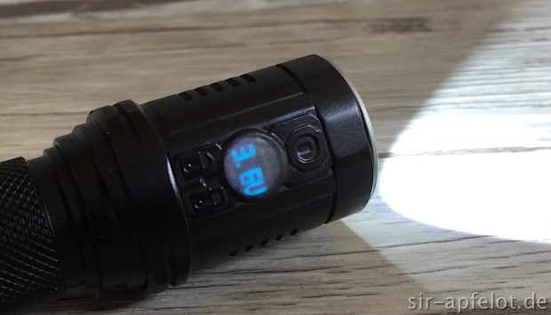 LED Taschenlampe DN11 von Imalent – dank Touch und Display bei mir im Test