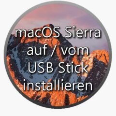 macos sierra usb stick installieren formatieren booten bootfähiger usbstick os x