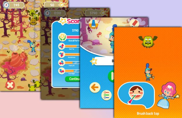 playbrush zähneputzen kinder app screenshots