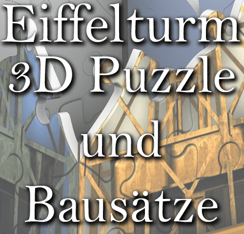 eiffelturm 3d puzzle metallbausatz