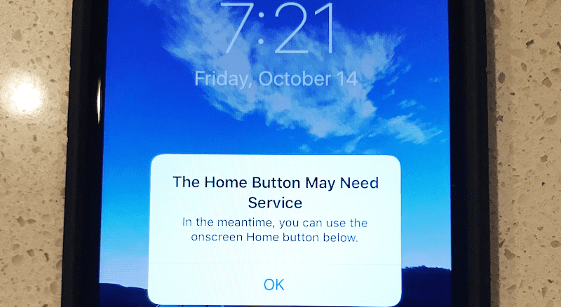 iphone 7 home button on screen on screen error detection homebutton broken