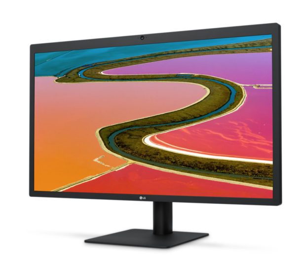 Der LG UltraFine 5K-Monitor glänzt mit einer Auflösung von 5120 x 2880 Pixeln und 4 USB-C Anschlüssen (Foto:LG).