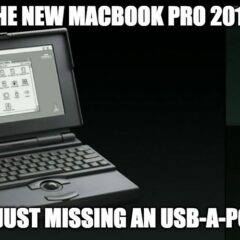The new MacBook Pro 2016 – is just missing an USB-A-Port!