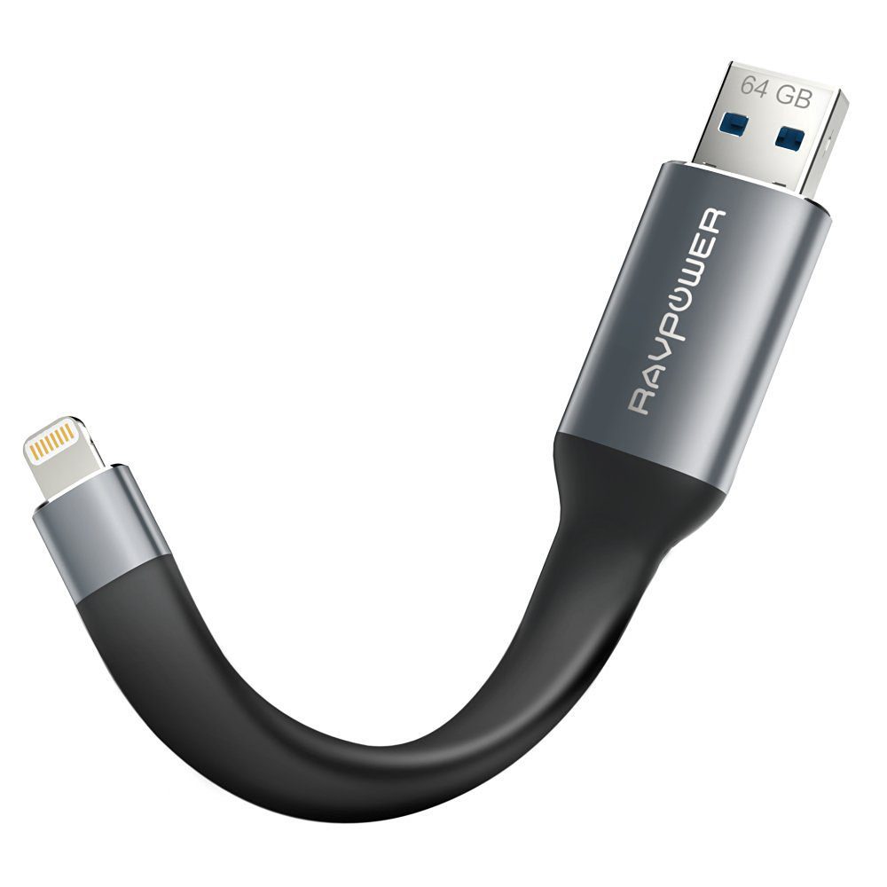 RAVPower RP-IM005 DE 64GB USB-Stick als Speicher für iPhone u. iPad