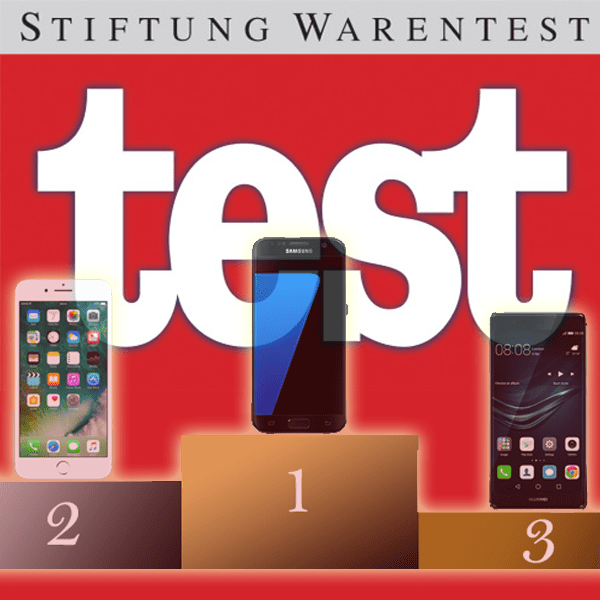 stiftung warentest 2016 apple samsung huawei