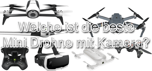 Welche ist die beste Mini-Drohne mit Kamera 2016 2017? Der Vergleich von verschiedenen Mini Quadrocopter Modellen bringt die Antwort. Produktbilder: Amazon