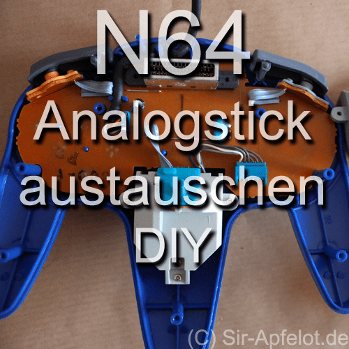 N64 Controller Analogstick wechseln Analog Stick tauschen Modul austauschen Nintendo 64