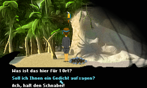 Das Game Royale 2, The Secret of Janis Island, ist wieder voll mit Anspielungen - auf Lucas Arts, auf Lost, auf das Neo Magazin Royale mit Jan Böhmermann und so ziemlich alle Themen, die in diesem Jahr behandelt wurden.