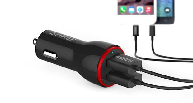 Eine Empfehlung ist sicher das Anker PowerDrive2 USB Ladegerät fürs Auto, das nicht nur hohe Ladeströme unterstützt, sondern auch gleich mit einem Lightning-Kabel geliefert wird um mit dem Adapter alle aktuellen Apple Geräte (bis auf die Apple Watch) laden zu können (Bezugsquelle: Amazon).
