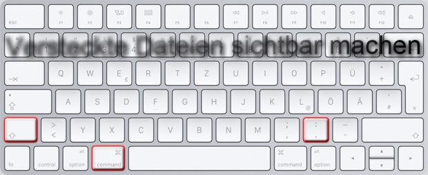 Macos Shortcut Versteckte Dateien Und Ordner Sichtbar Machen