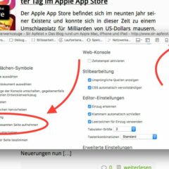 Den Button für die Screenshot-Funktion muss man erst einmal in den Entwicklerwerkzeugen bzw. Developertools aktivieren. Dazu drückt man die fn-Taste und die F12-Taste und wählt dann oben rechts im neuen Fenster das Zahnrad-Symbol. Dort aktiviert man das Häckchen bei dem Screenshot-Button.