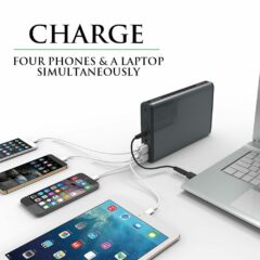 Mobile Stromversorgung für unterwegs mit Powerbank oder Ultrabank sichern. Outdoor Stromversorgung mit 230 V AC Steckdose für unterwegs, Camping, Angeln, Fischen, Boot und Zelt. Bildquelle: Amazon