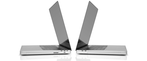 Seitenansichten des OWC DEC. Bis zum Markteintritt kann sich die Optik der MacBook Pro Erweiterung mit Festplatte, Kartenslot, Ethernet Anschluss und USB 3.0 Buchsen noch ändern. Bild: OWC Pressebild