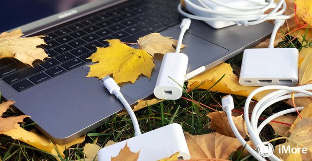 The Apple MacBook Pro 2016 in the test by Rene Ritchie: those who use peripherals may need dongles and adapters. But usually you buy too many. Image: iMore.com