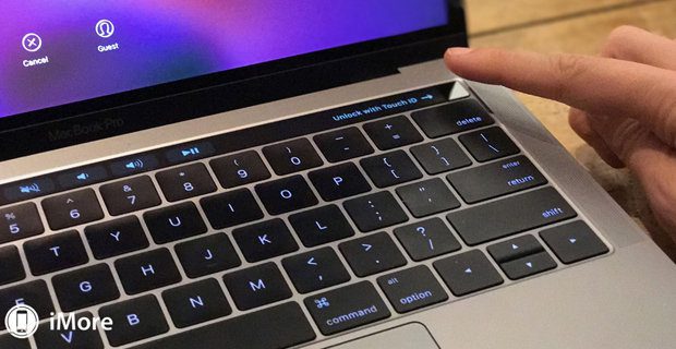 In the 2017 test report for the 2016 MacBook Pro from Apple, the Touch ID was rated positively; the touch bar was also well received. Image: iMore.com