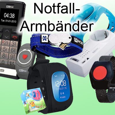 Es gibt verschiedene Varianten der Notfall-Armbänder. Welches man nutzen möchte, hängt vom Anwendungsfall ab.