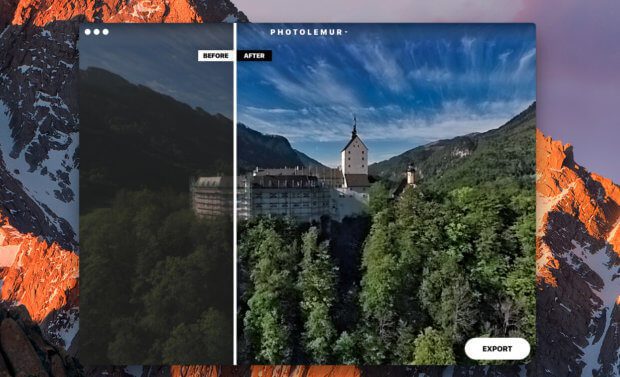 Das Ergebnis einer DNG-Datei, die mit Photolemur bearbeitet wurde. In der Vorschau noch etwas pixelig, aber das exportiere Endergebnis ist einwandfrei und scharf.