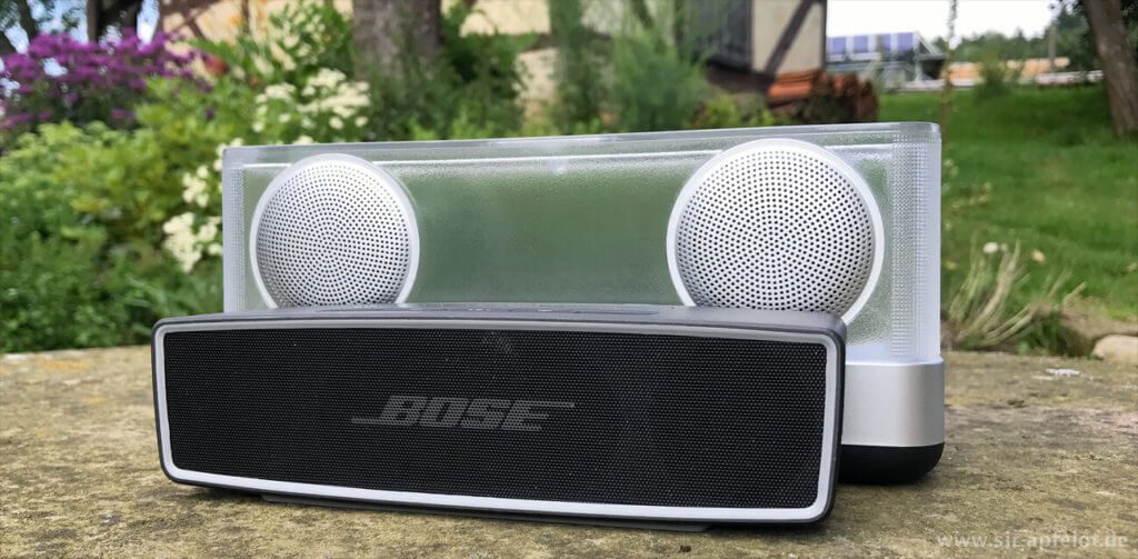 Trotz des großen Preisunterschieds muss sich der Inateck BP2003 klanglich nicht unter dem Bose SoundLink Mini 2 verstecken.