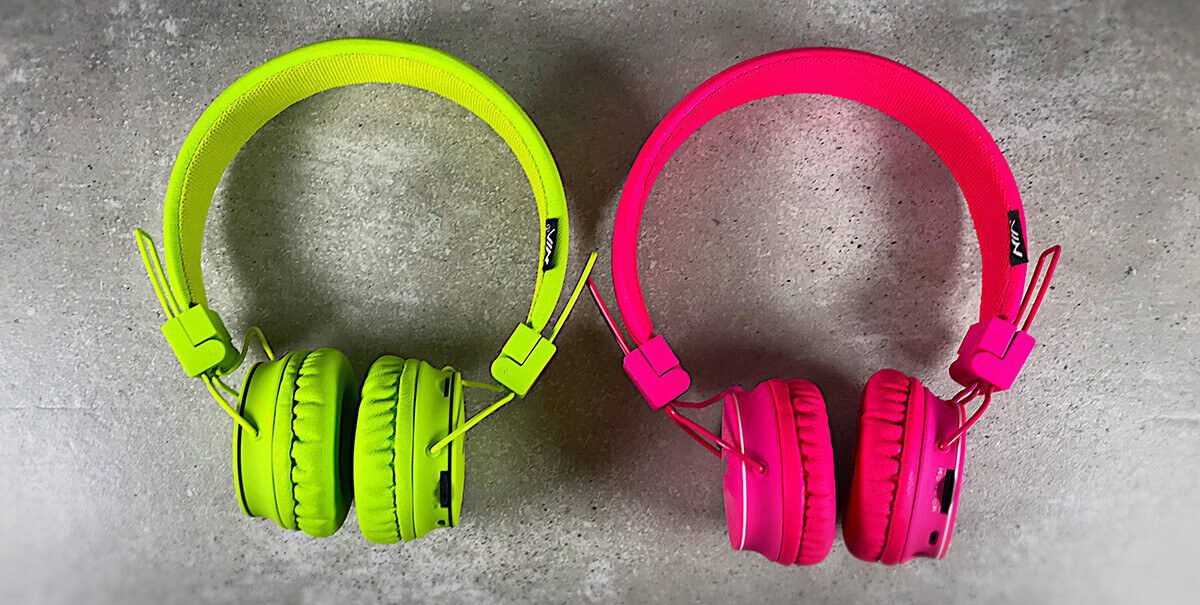 Faltbare Tr Termichy Bluetooth Kopfhörer Kinder mit 93dB Lautstärkebegrenzung 