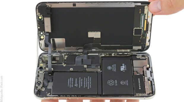 Risolto il problema con il nuovo smartphone di punta di Apple? Questo è possibile con una valutazione di fattibilità di 6 su 10 punti possibili da iFixit.
