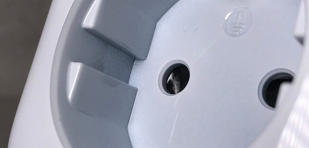 Even a child safety device is built into the smart home socket - a detail that can only be seen in the right light, but which is not unimportant.