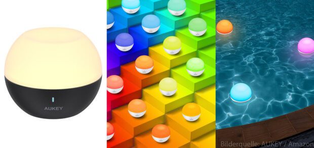 Test Aukey Lt St23 Rgb Led Lampe Nachttischlampe Mit Akku