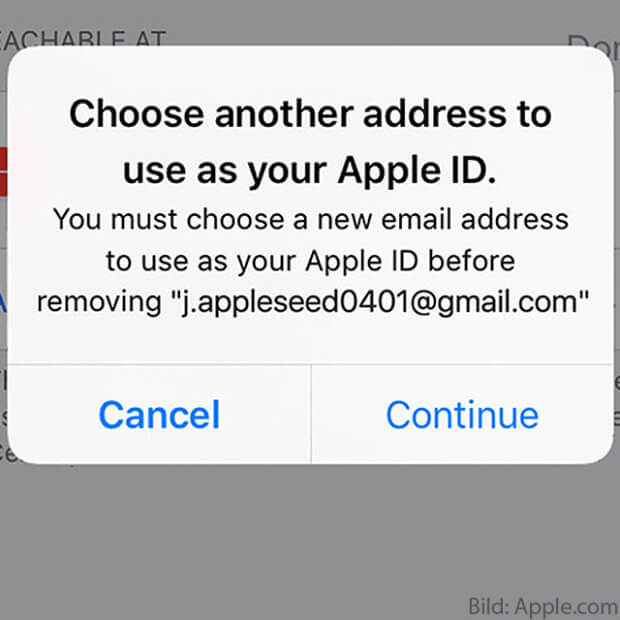 Cambia ID Apple, cambialo, usalo con un indirizzo diverso