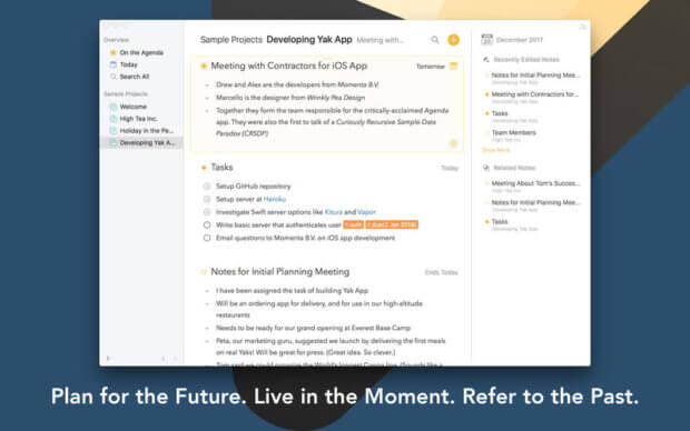 Agenda Mac App: Software zwischen Freeware und Abo-Modell