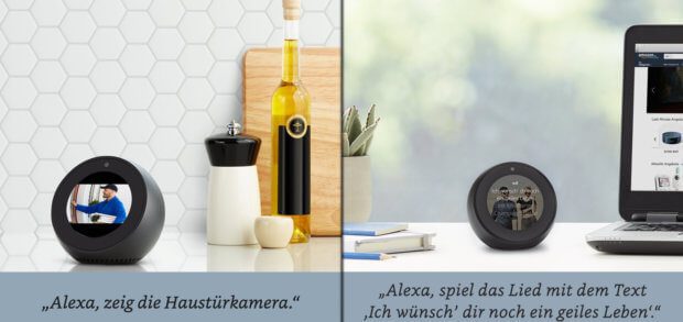 Amazon Echo Spot è il nuovo dispositivo Alexa con fotocamera e schermo. Dettagli tecnici, un test, informazioni sull'uso e l'acquisto sono disponibili qui. (Foto: Amazon)