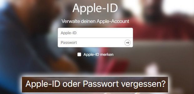 Forgot apple id password